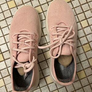 Allbirds Women's Pink Lace-Up Sneakers